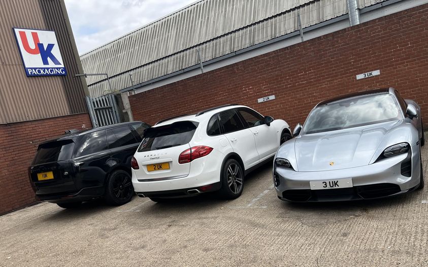 Number Plate UK Packaging PLC 1 UK 2 UK 3 UK